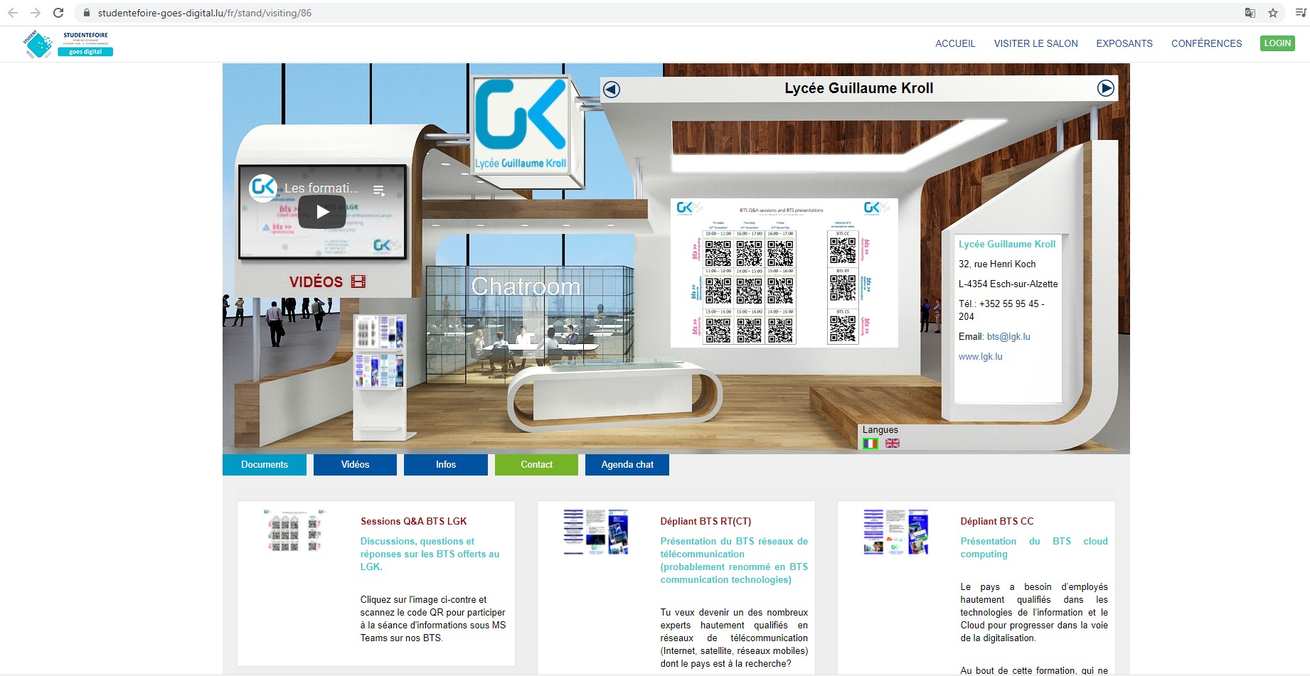 Nous sommes présents à la Studentefoire digitale!