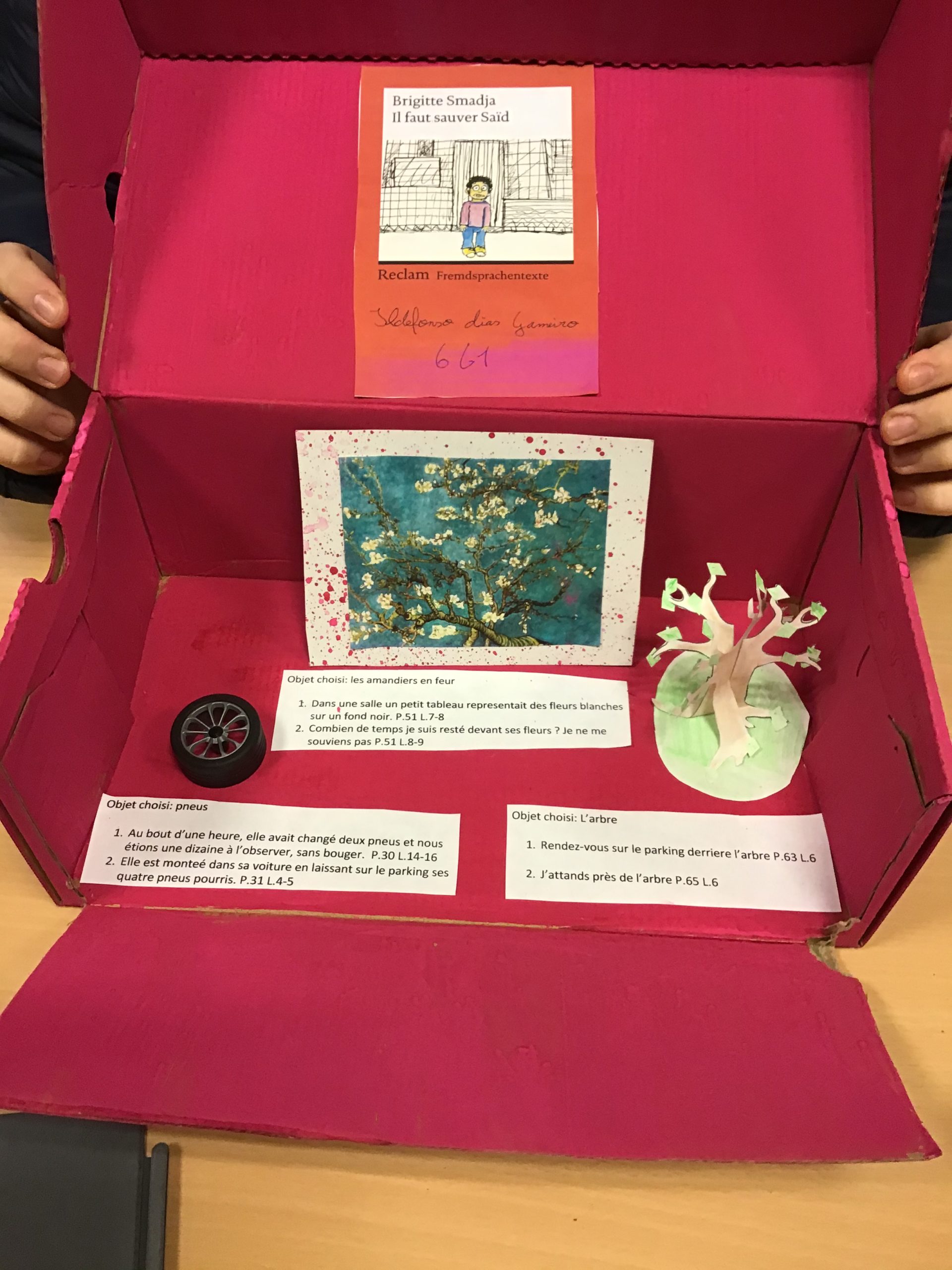 Projet « Book in a shoebox»